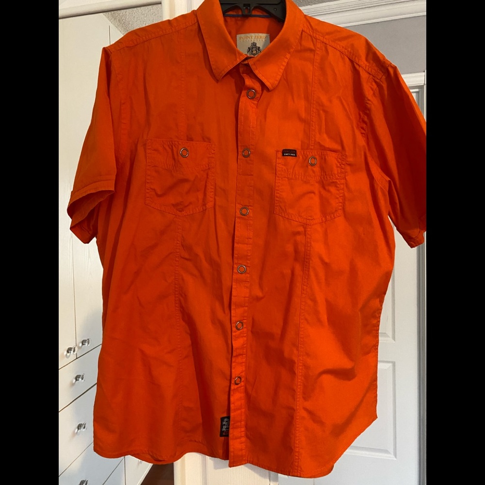 Point zero-100% cotton - classic fit button down shirt